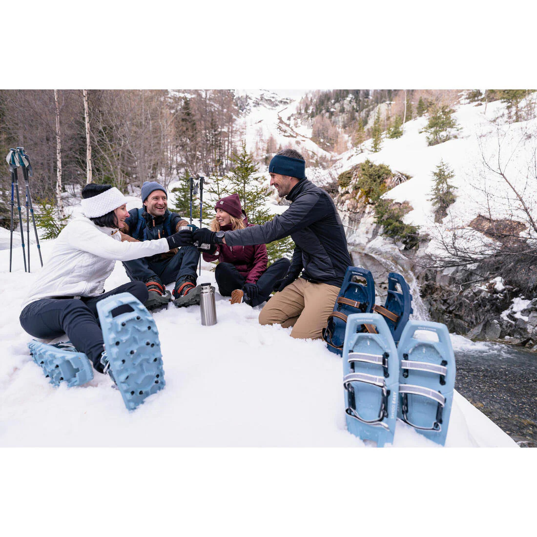 Raquetas de nieve tamiz mediano Hombre talla 40-48 Quechua SH100 Easy - Image 22