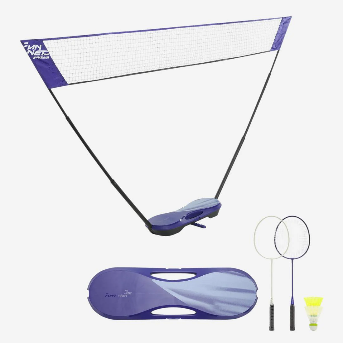 RED DE BÁDMINTON Fun Set 3 metros Azul real - Image 17