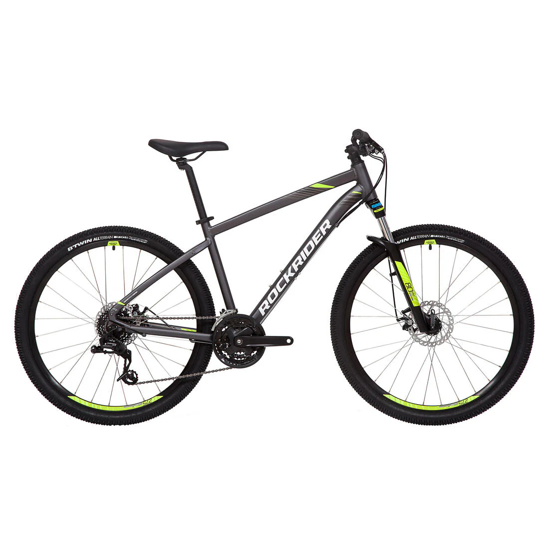 Rockrider ST 520 27.5 8sp Mountain Bike - Gris