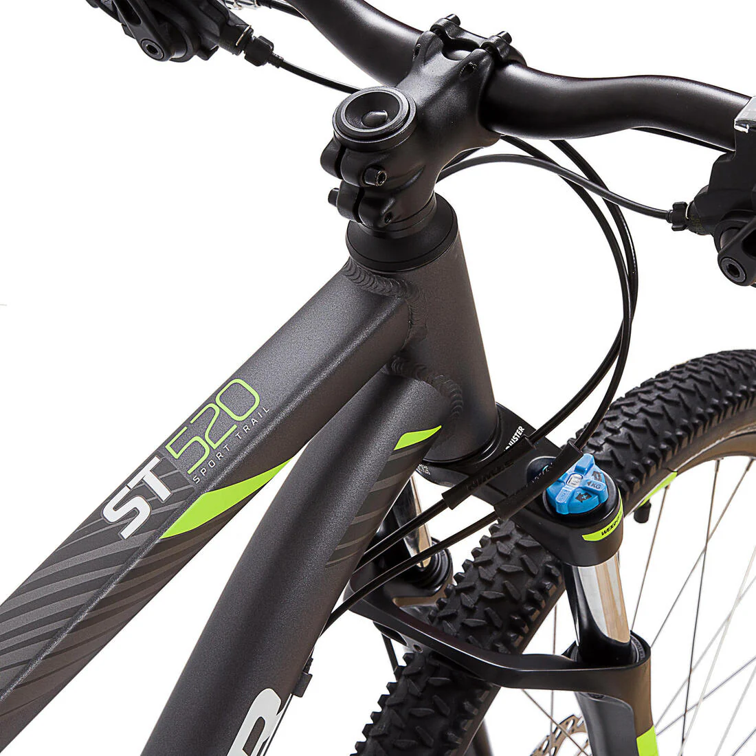 Rockrider ST 520 27.5 8sp Mountain Bike - Gris - Image 5