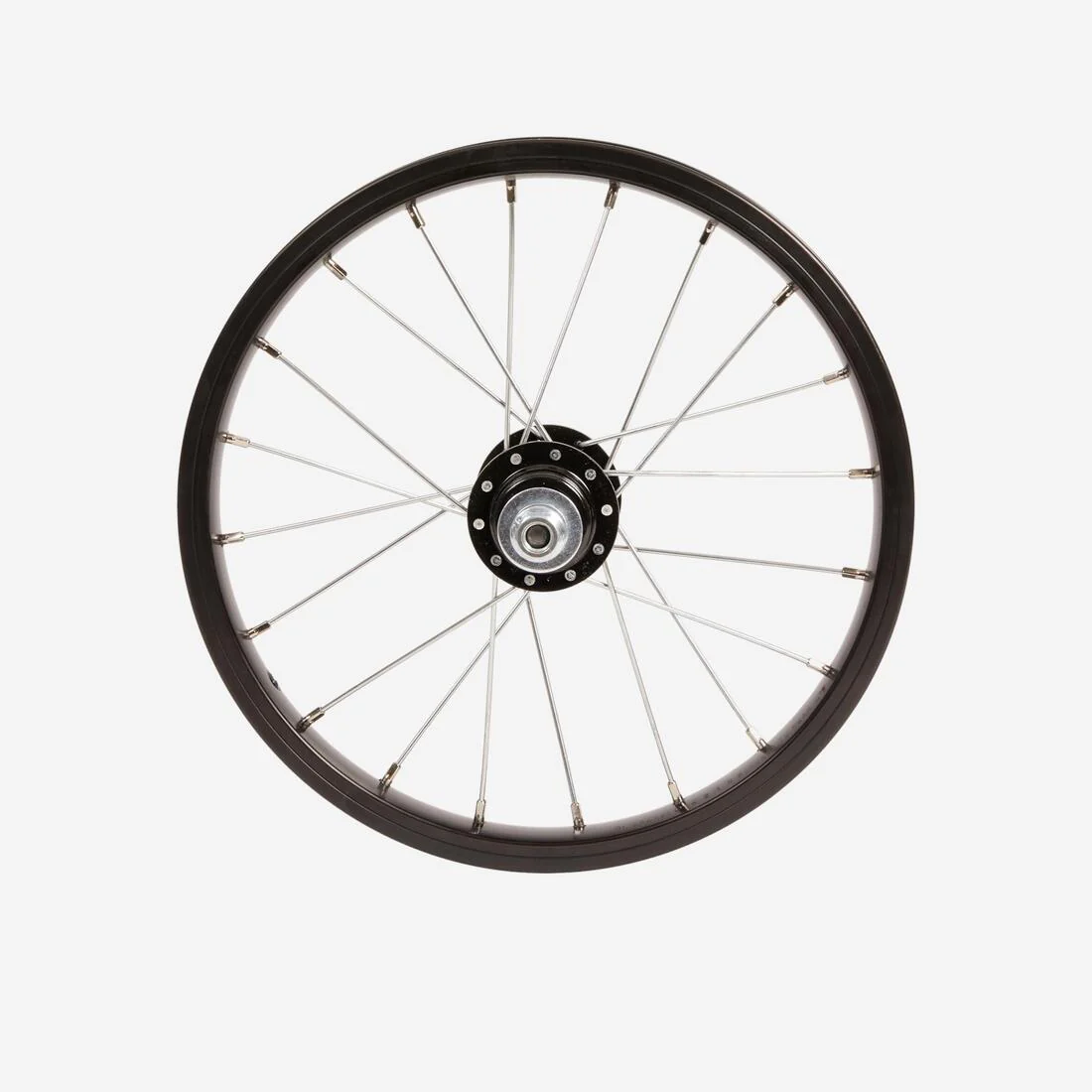 Rueda Bici Infantil 14" Pulgadas Trasera Piñón Libre Tambor / V-Brake Negro