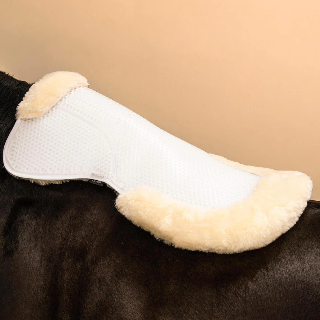 Salvacruz Equitación Fouganza POLYGEL caballo y poni beis de lana y gel - Image 3