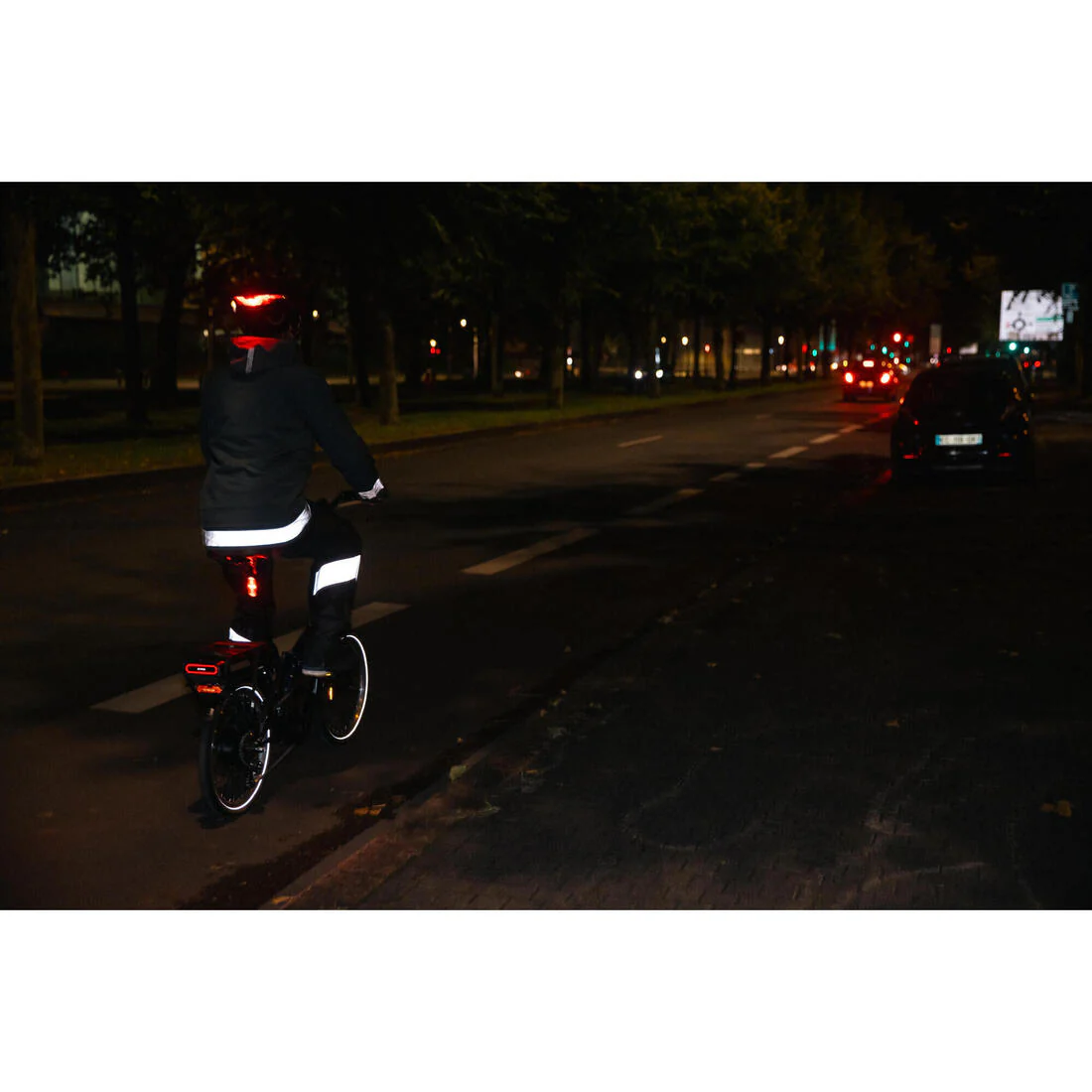 Sobrepantalón ciclismo urbano impermeable hombre Btwin 540  negro - Image 12