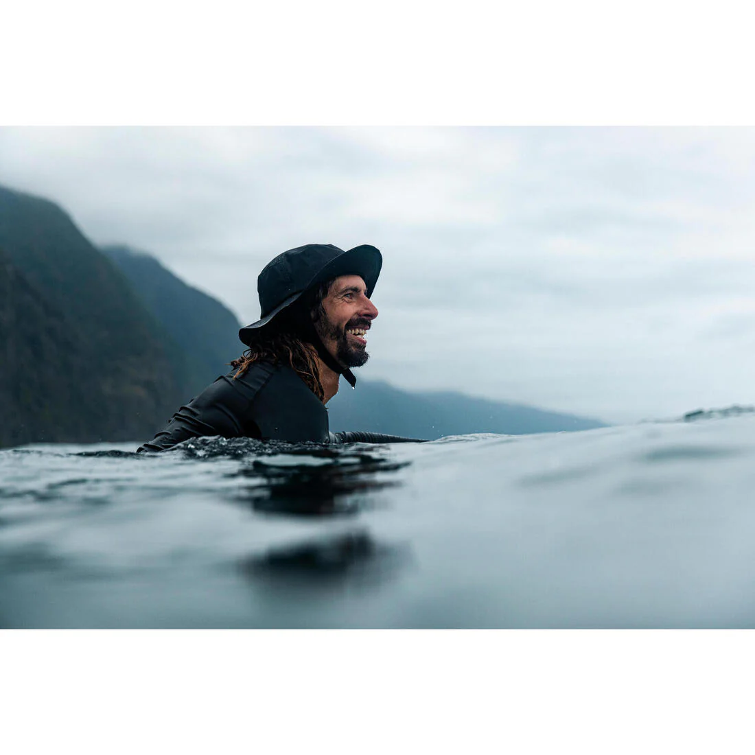 Gorro Bob Surf 500 Surfhat Negro - Image 8