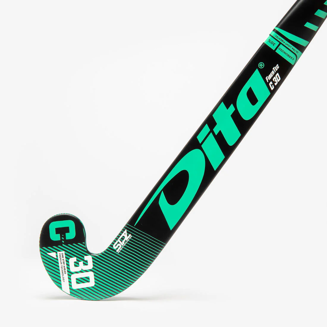 Stick hockey adolescente 30 % carbono mid bow Compotec C30 verde - Image 2