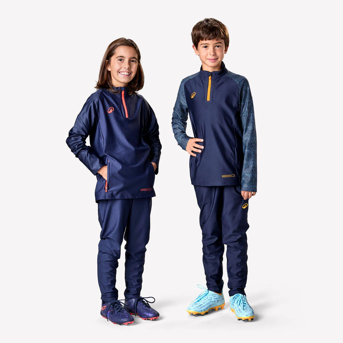 Sudadera de fútbol niño 1/2 cremallera zip Viralto JR Roarr Marino y - Image 19