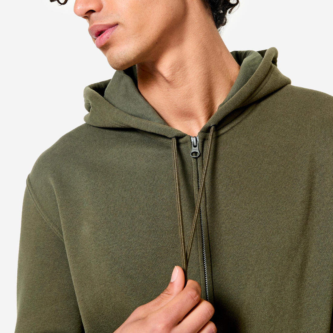 Sudadera Fitness Hombre Cremallera Capucha Muletón - Image 15