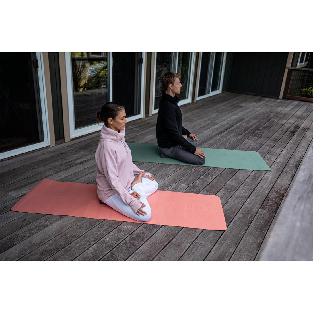 Sudadera Oversize Polar Mujer Yoga Embarazada Meditación Ecofriendly Rosa - Image 7