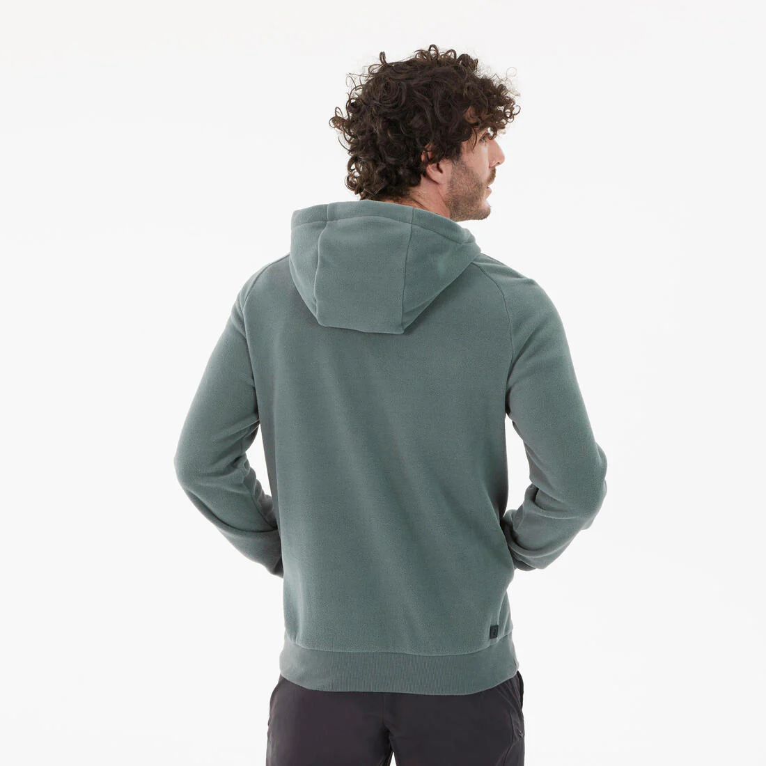 Sudadera polar de montaña y trekking con capucha Hombre Quechua MH100 - Image 2