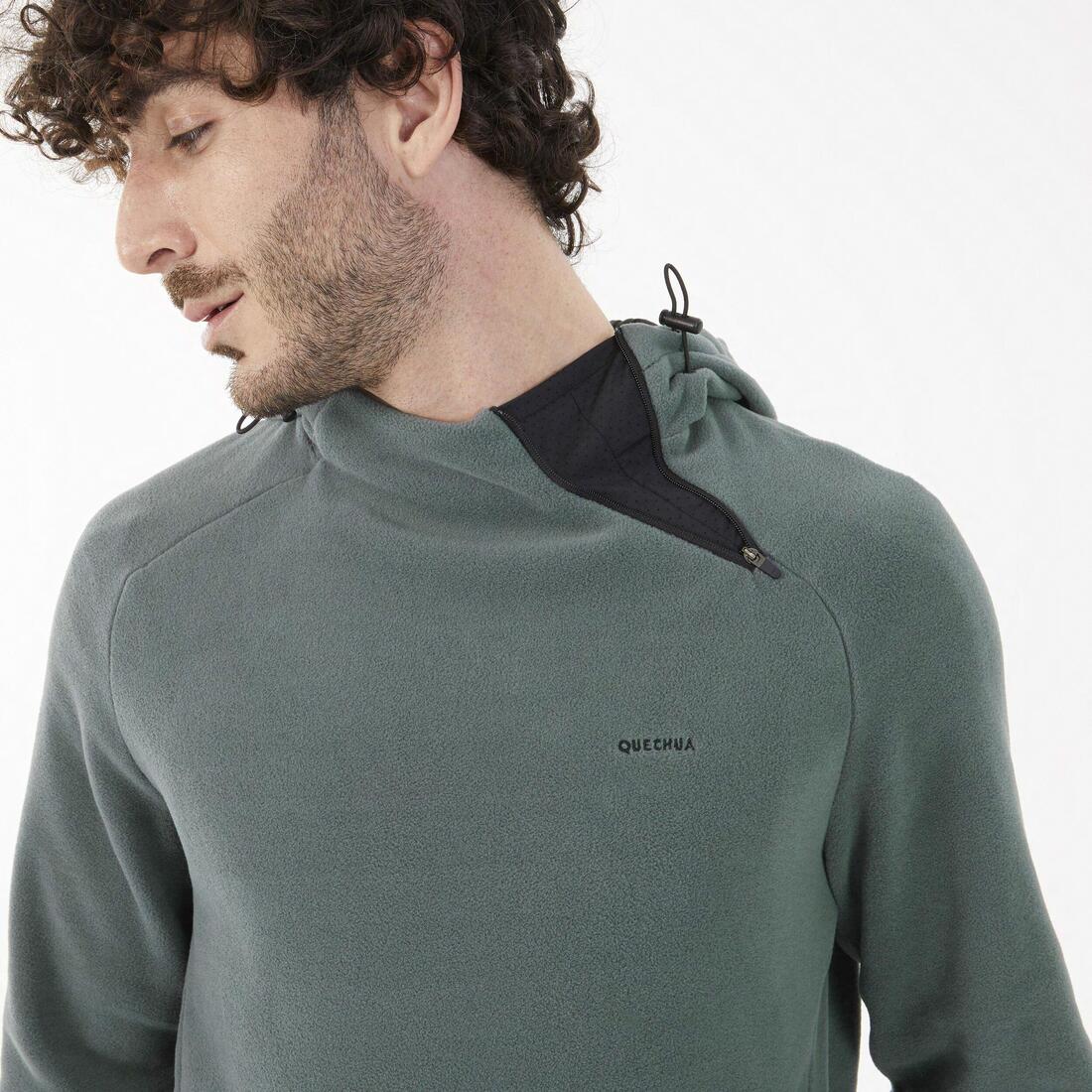 Sudadera polar de montaña y trekking con capucha Hombre Quechua MH100 - Image 4