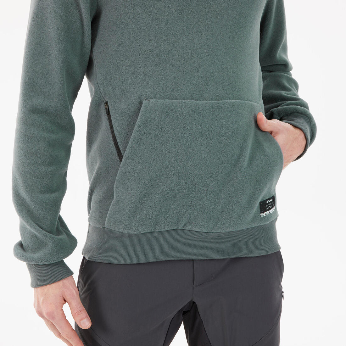 Sudadera polar de montaña y trekking con capucha Hombre Quechua MH100 - Image 5
