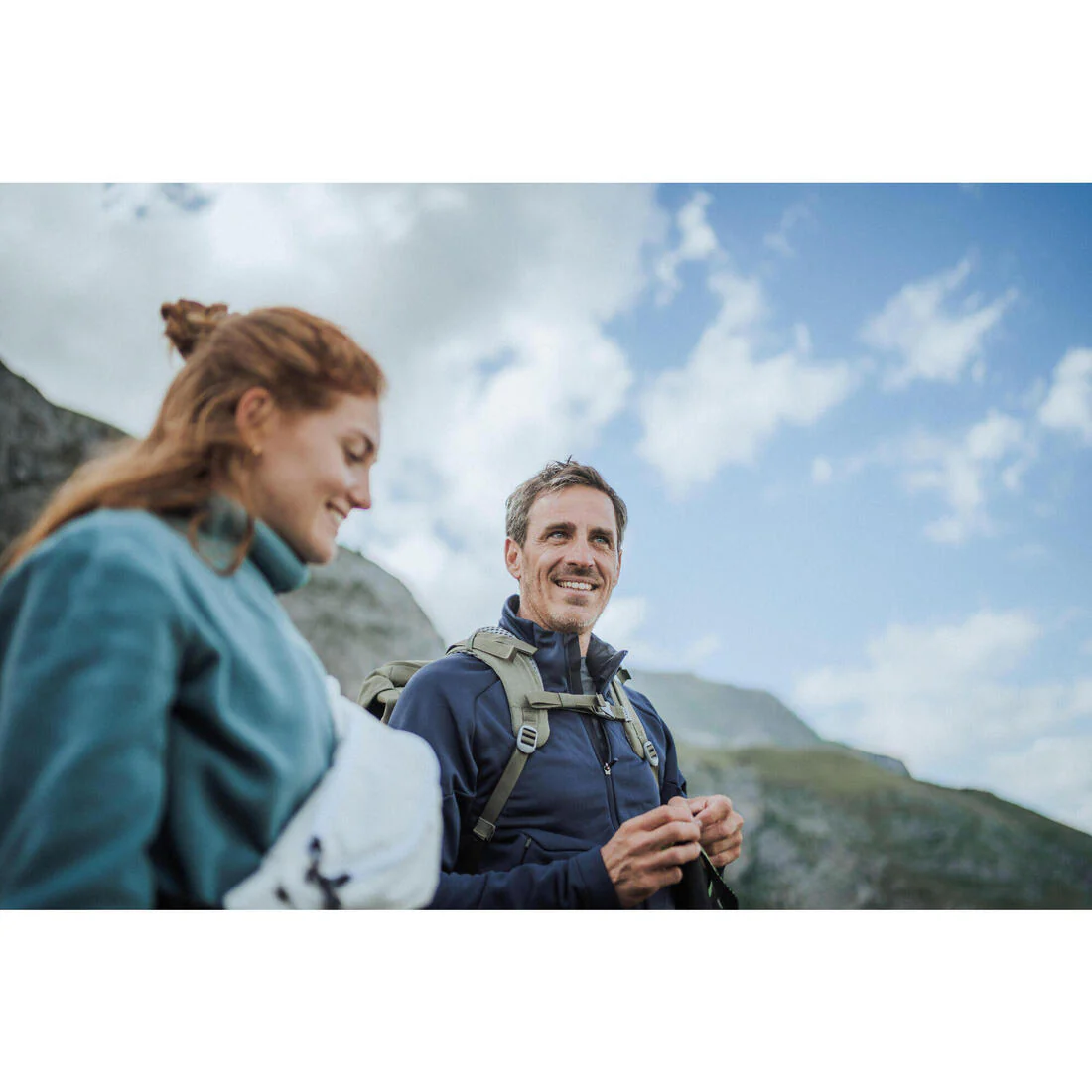 Sudadera polar de montaña y trekking con capucha Mujer Quechua MH100 Hoodie - Image 9