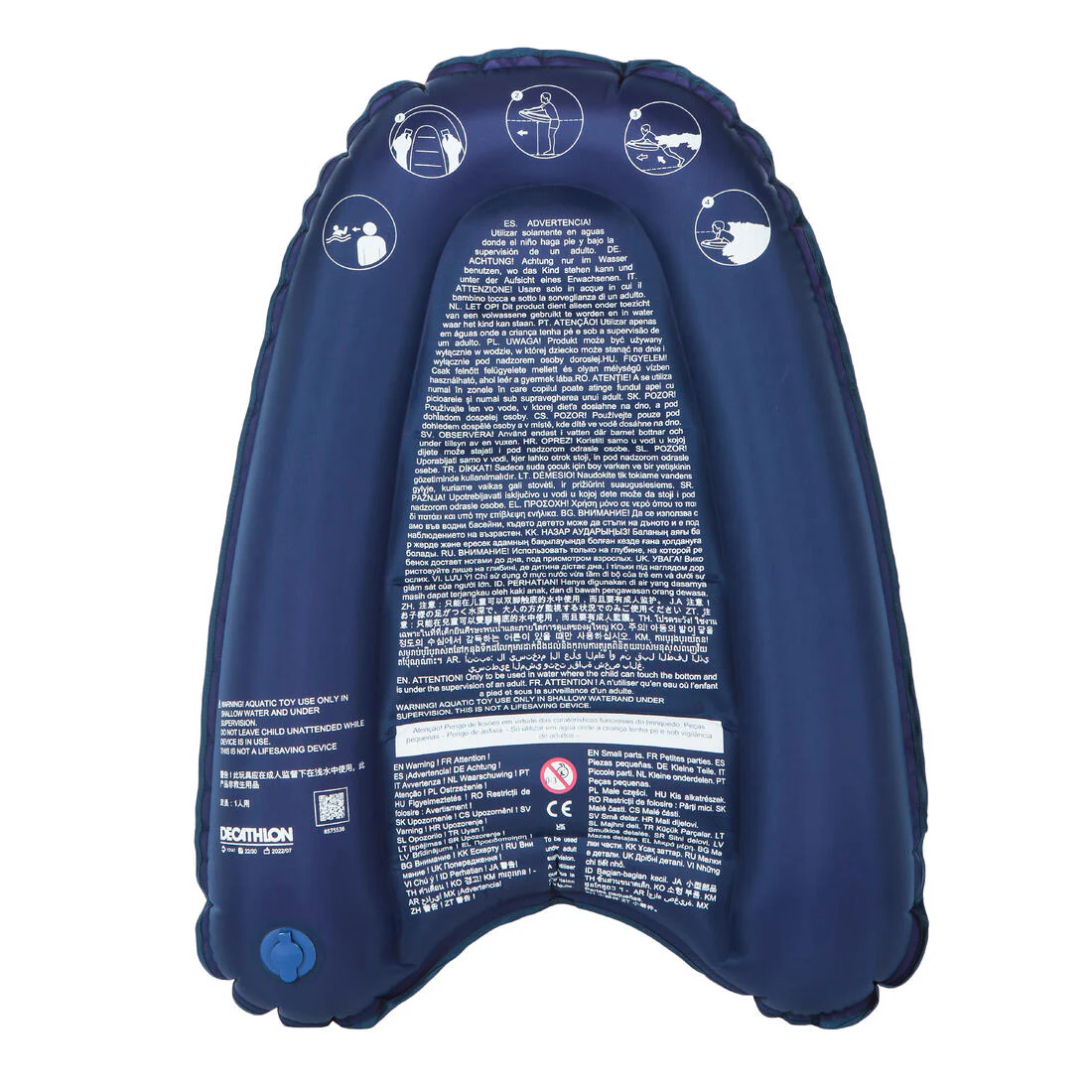 Tabla Bodyboard Hinchable Radbug Discovery Niños 4-8 Años (15-25 Kg) - Image 10