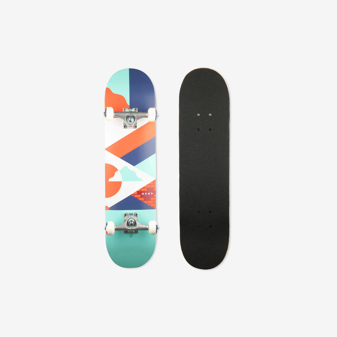 Tabla de Skate CP100 Niños de 8 - 12 años MID COSMIC Tamaño 7,6"