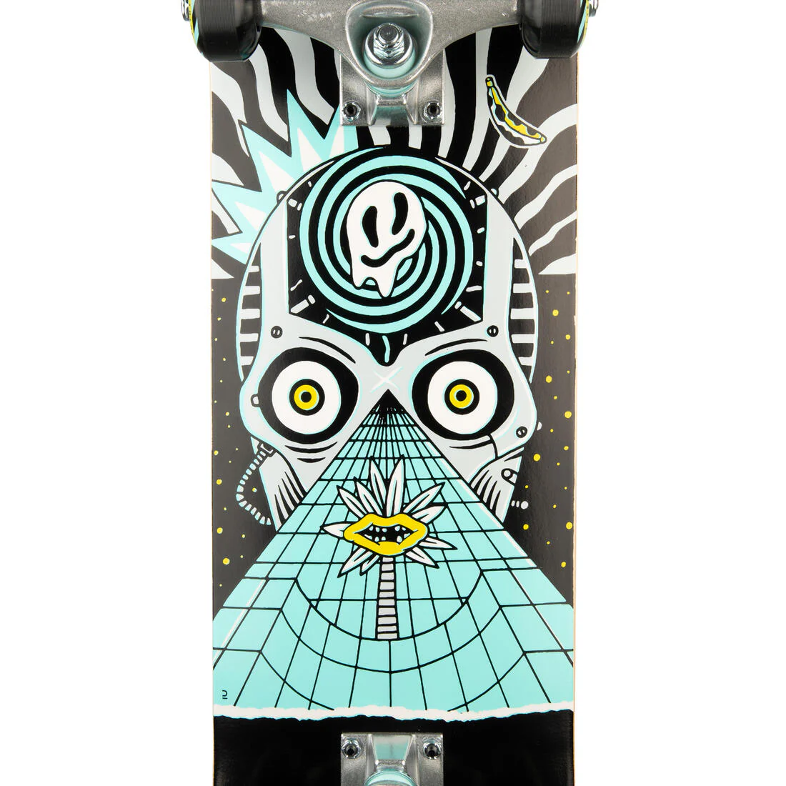Tabla de Skate CP100 Niños de 8 - 12 años MID COSMIC Tamaño 7,6" - Image 14