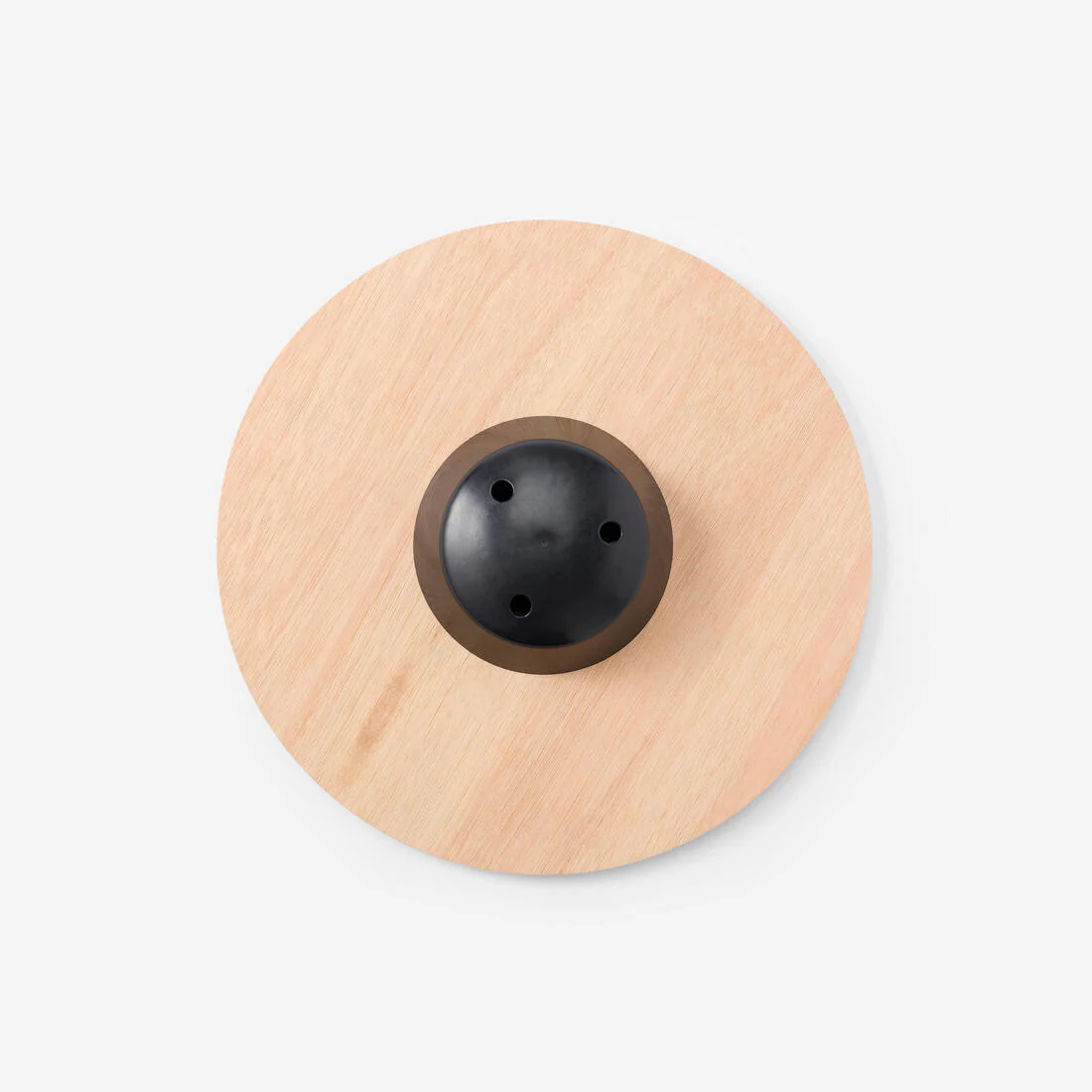 Tabla Equilibrio Fitness Negro Madera - Image 3