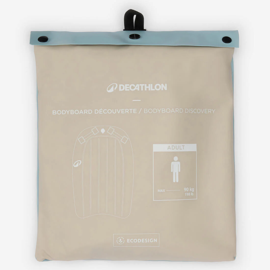Tabla Bodyboard Hinchable Gris-Azul - Image 7