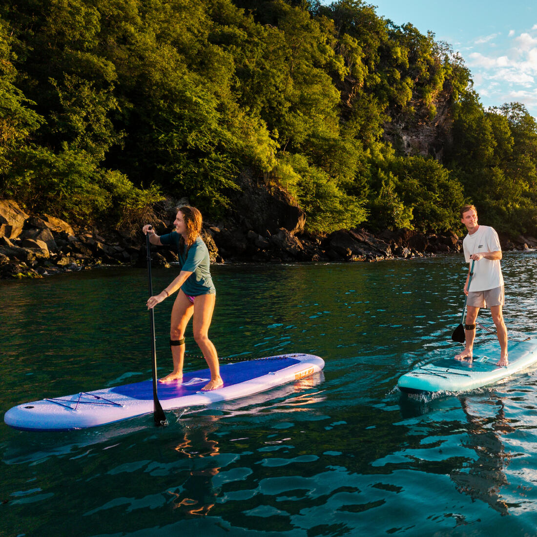 Tabla paddle surf hinchable 100 10'6 1-2 Personas (Hasta 130kg) Violeta - Image 12