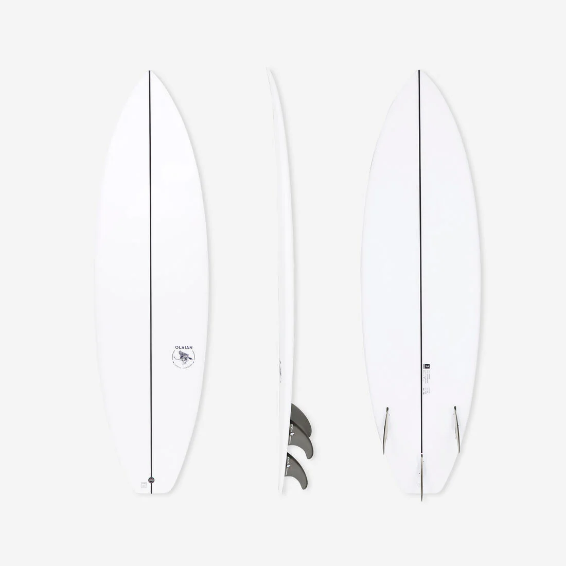 Tabla surf shortboard resina 6'1" 33L Peso <85kg. Nivel experto