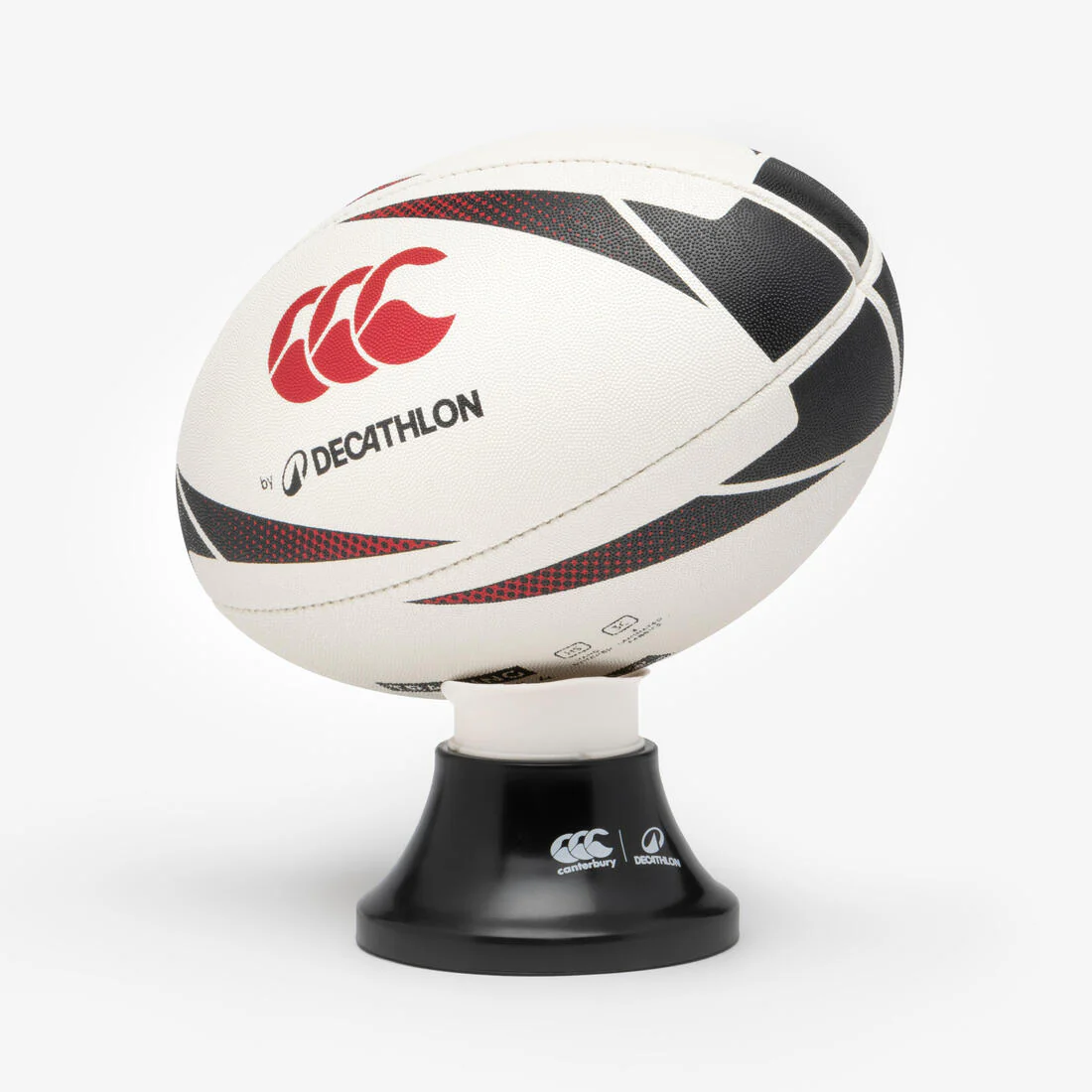 Tee de rugby - Tee ajustable Decathlon | Canterbury Negro Beige - Image 3