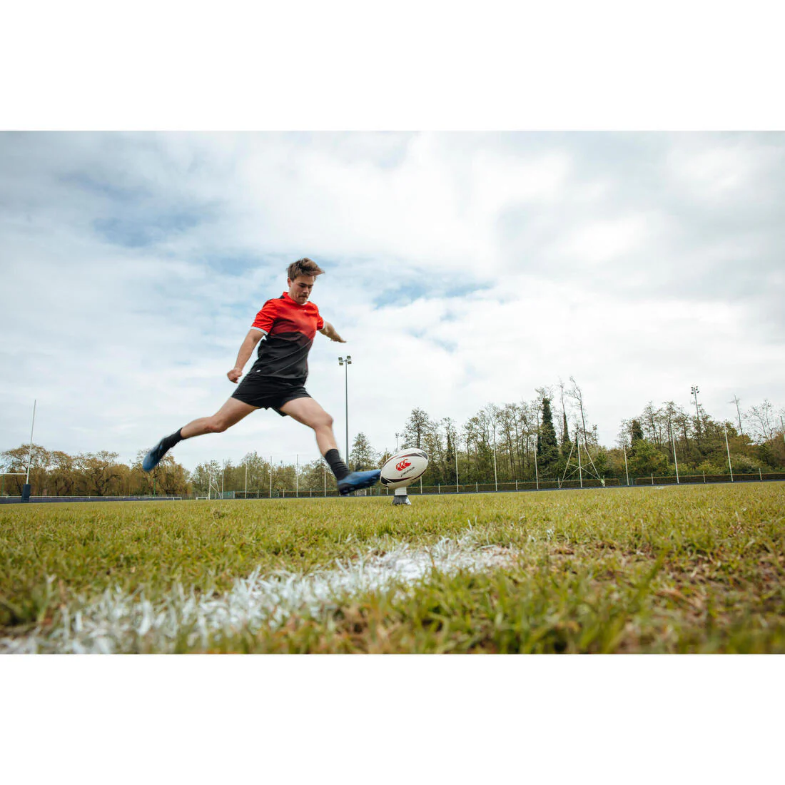 Tee de rugby - Tee ajustable Decathlon | Canterbury Negro Beige - Image 6