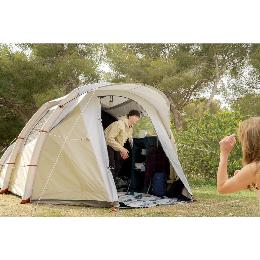 Tienda de campaña familiar 4 personas hinchable Quechua Airseconds 4.1 F&B - Image 8
