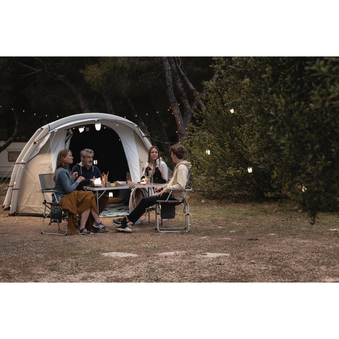 Tienda de campaña familiar 4 personas hinchable Quechua Airseconds 4.1 F&B - Image 9