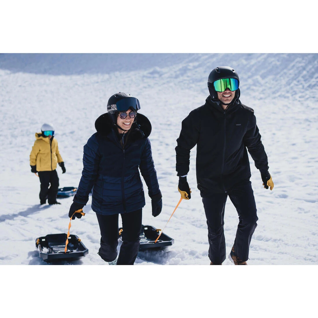 Trineo nieve Plataforma 2 plazas Adulto Wedze Trilugik 500 - Image 11