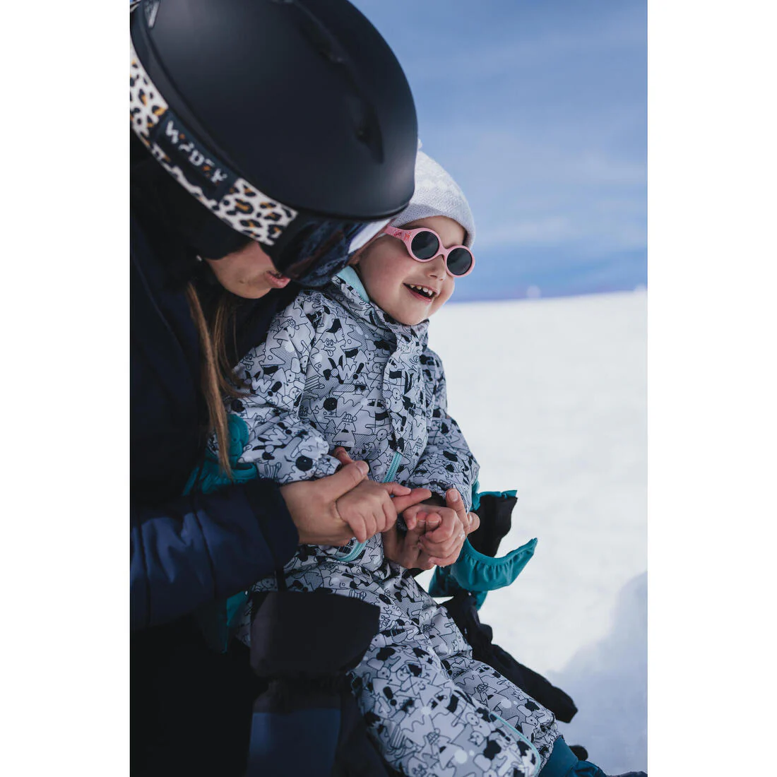 Trineo nieve plataforma con frenos 1 plaza Niños Wedze Trilugik - Image 8