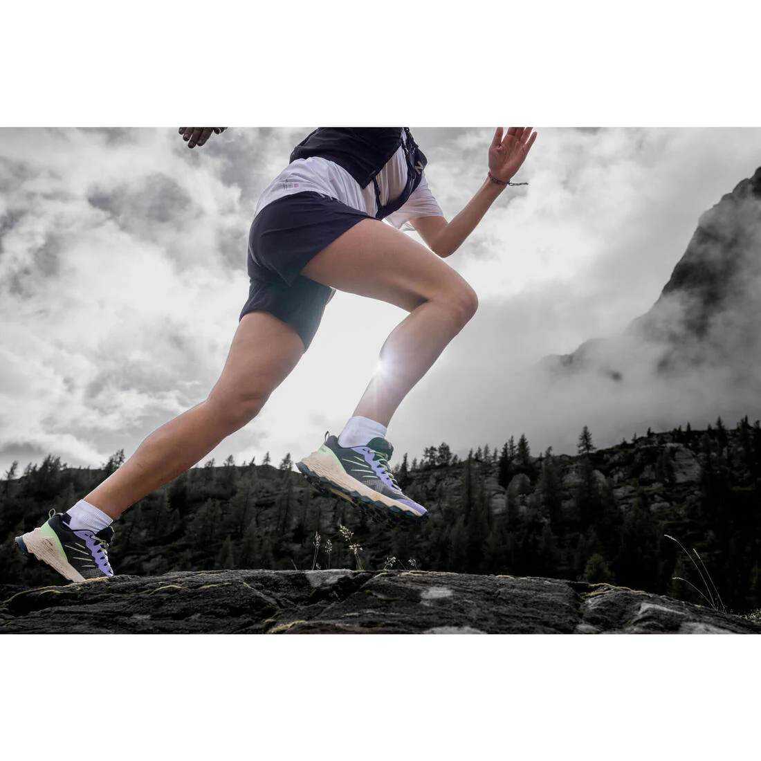 Zapatillas de running trail mujer, Kiprun MT3, negro ahumado - Image 12