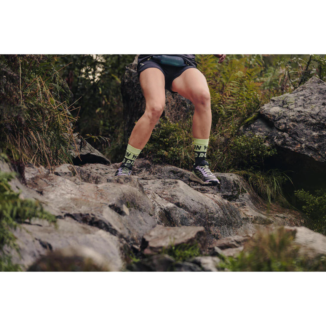Zapatillas de running trail mujer, Kiprun MT3, negro ahumado - Image 16