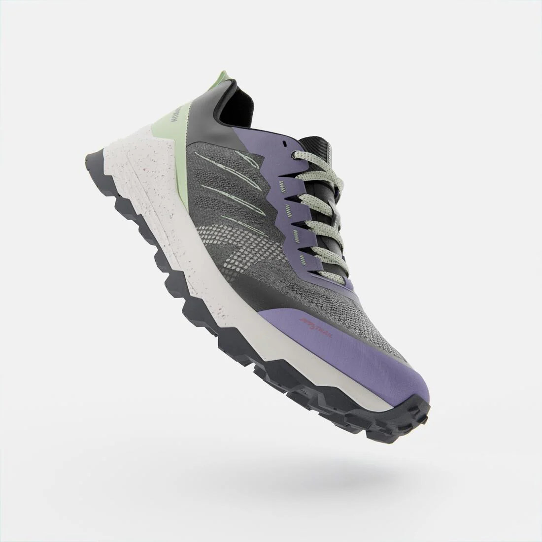 Zapatillas de running trail mujer, Kiprun MT3, negro ahumado - Image 2