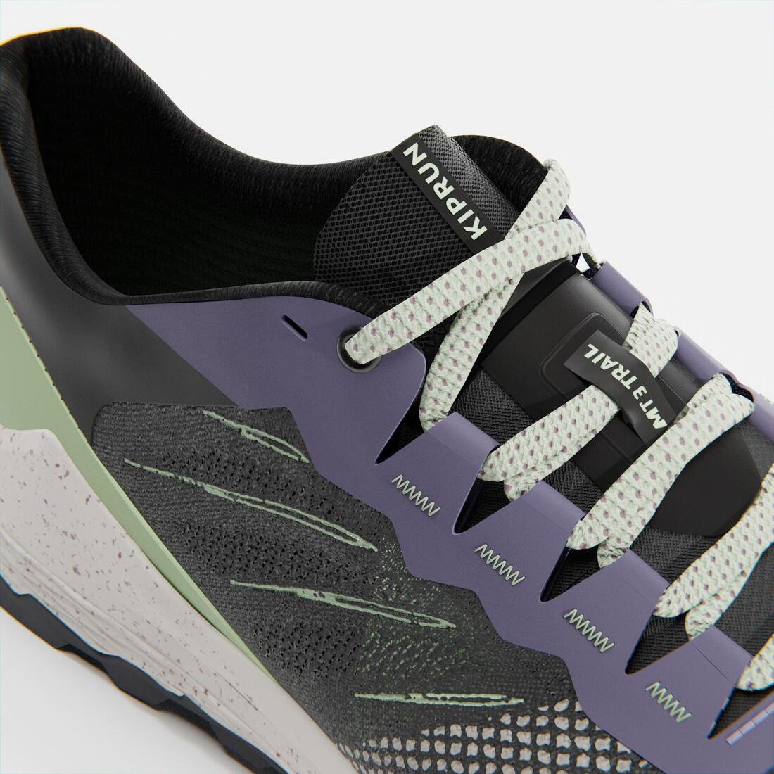 Zapatillas de running trail mujer, Kiprun MT3, negro ahumado - Image 5