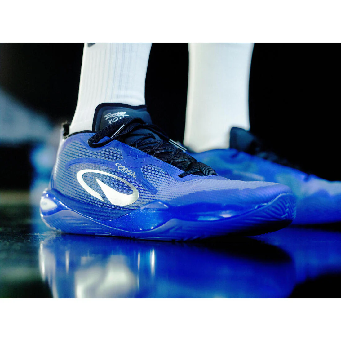 Zapatillas de baloncesto de media caña edición Sarr unisex, Canaveral 900 - Image 12