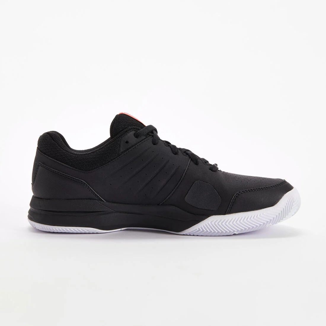 Zapatillas de tenis Hombre TS 500 tierra batida negro rojo ladrillo