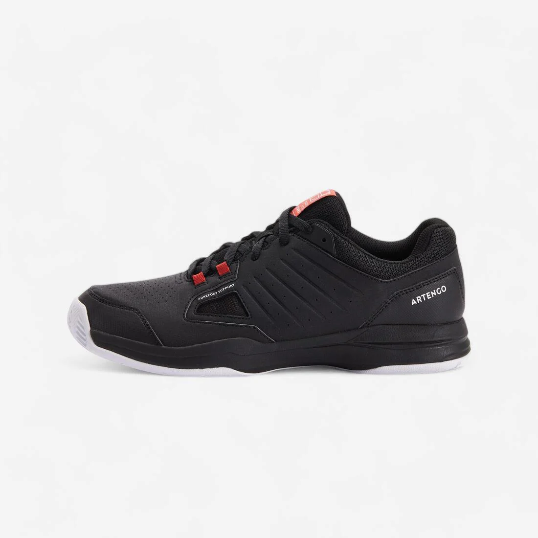 Zapatillas de tenis Hombre TS 500 tierra batida negro rojo ladrillo - Image 7