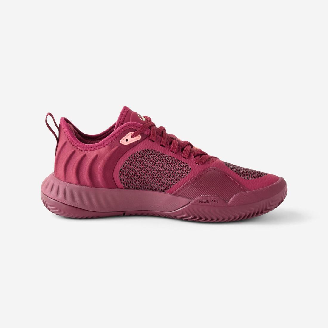 Zapatillas de tenis tierra batida cómodas mujer, Unrupt team violeta - Image 5