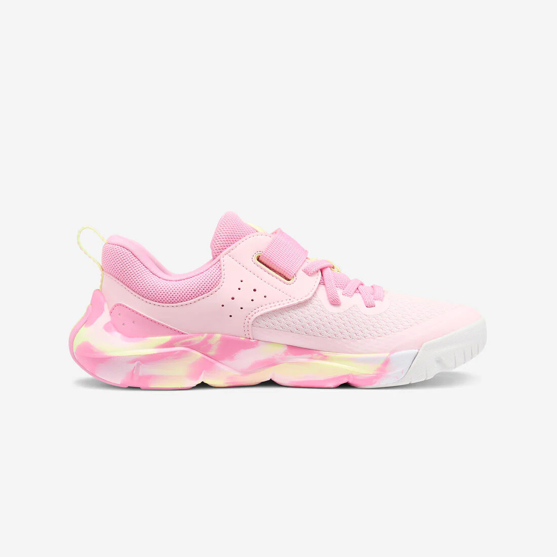 Zapatillas Deportivas Playful Fast Niños Negro Rosa Amarillo Ligeras Velcro - Image 5