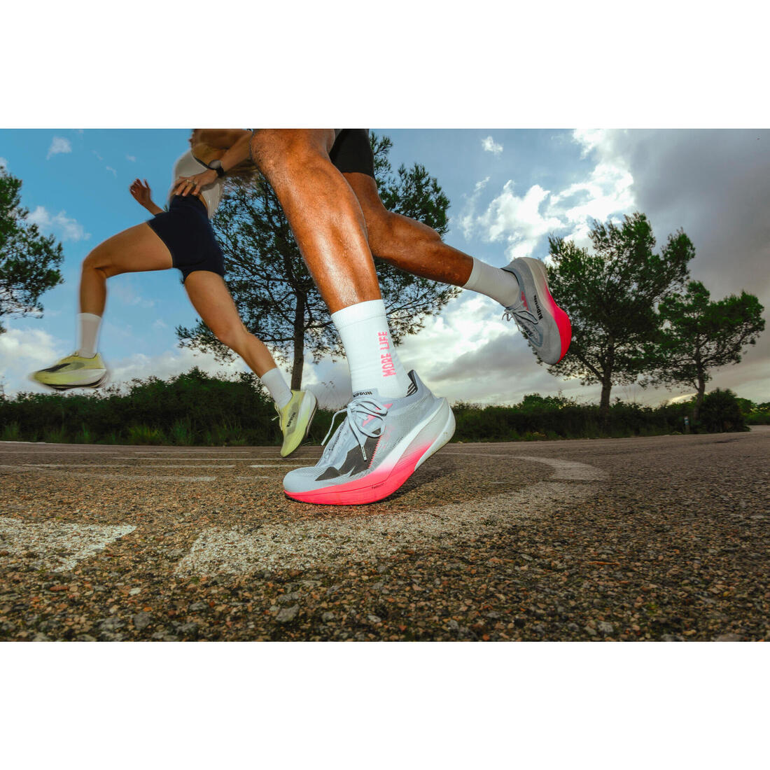 Zapatillas Running asfalto Kiprun Kipstorm Tempo Hombre - gris y rosa flúor - Image 10