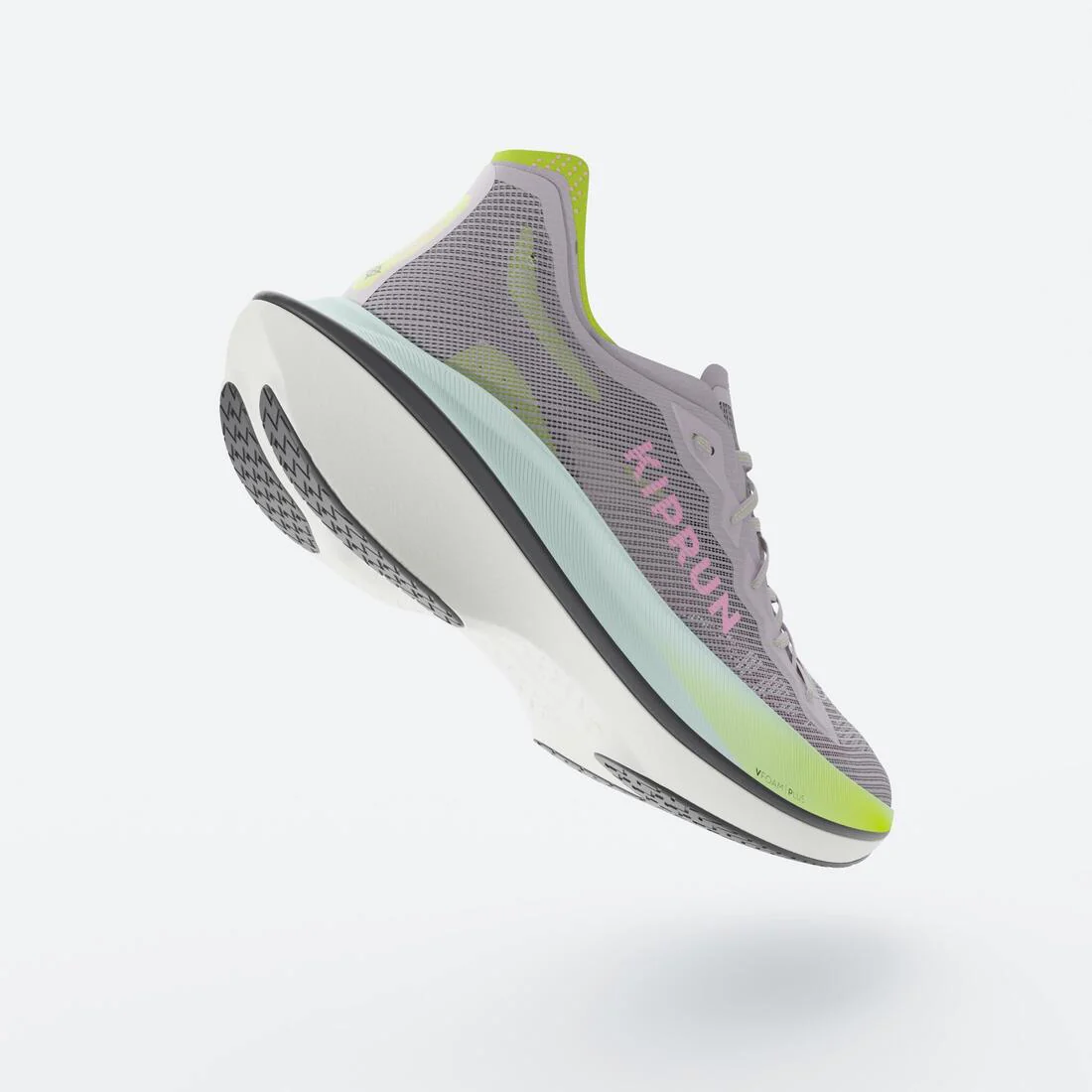 Zapatillas Running placa carbono Kiprun KD900X LD2 Mujer - Violeta y Amarillo - Image 3