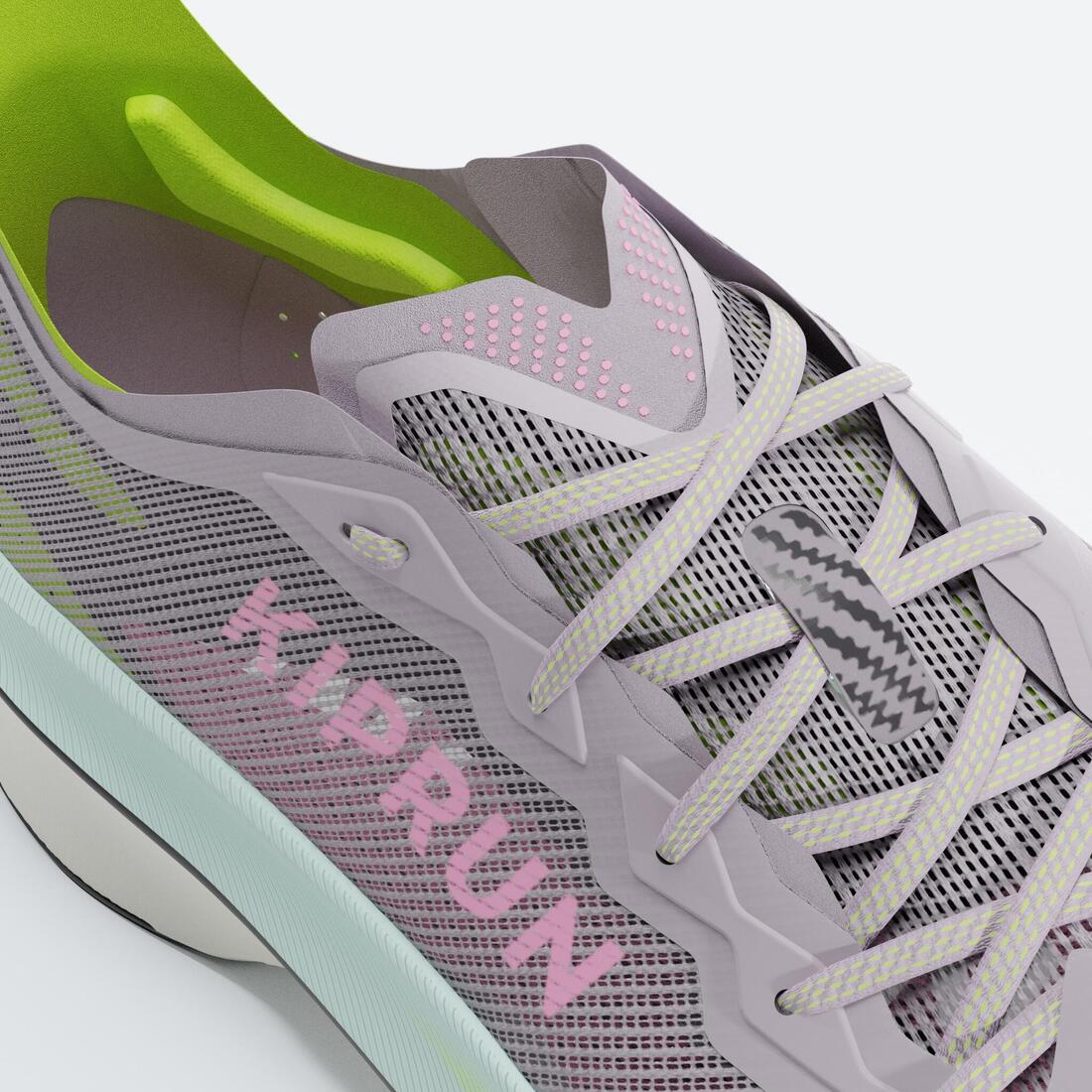 Zapatillas Running placa carbono Kiprun KD900X LD2 Mujer - Violeta y Amarillo - Image 8