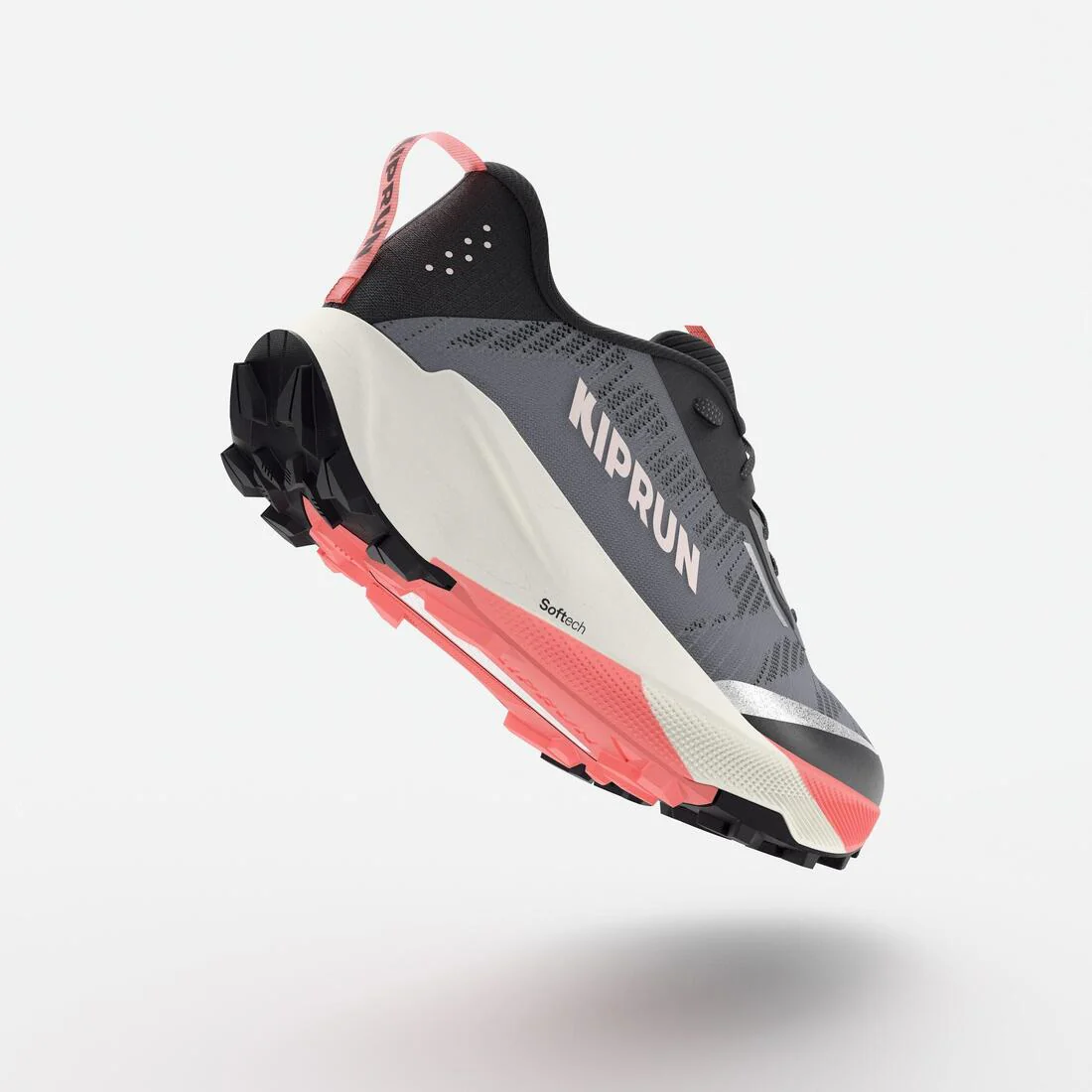 Zapatillas trail running Kiprun Kipsummit Mujer - gris y coral - Image 3